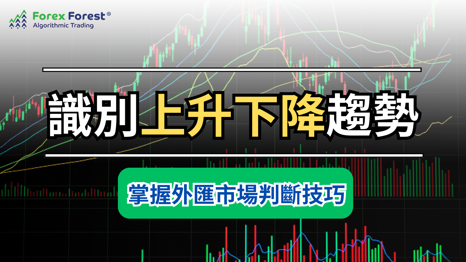 如何判斷外匯市場裏上升及下降的趨勢？